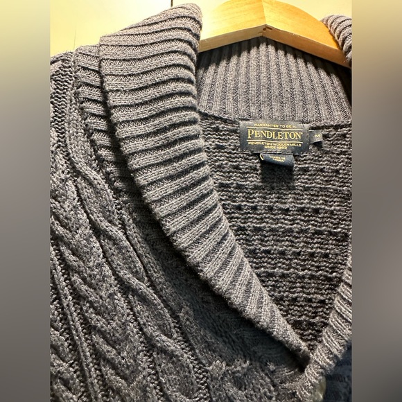 Pendleton cardigan navy size M male - Picture 7 of 8